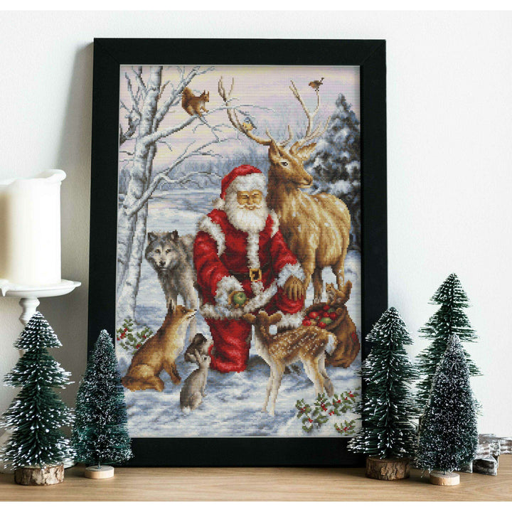 The Forest Friends BU5022L Counted Cross-Stitch Kit