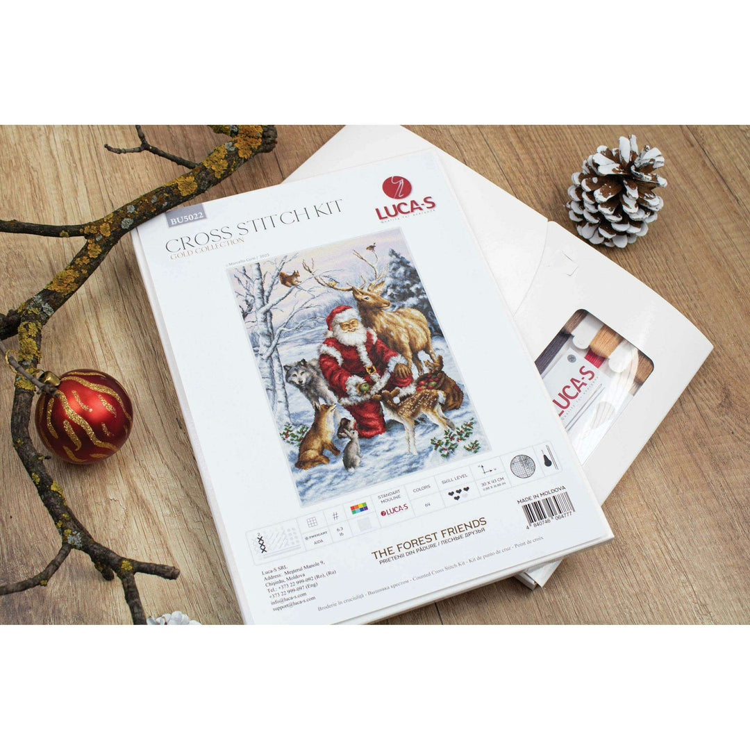 The Forest Friends BU5022L Counted Cross-Stitch Kit
