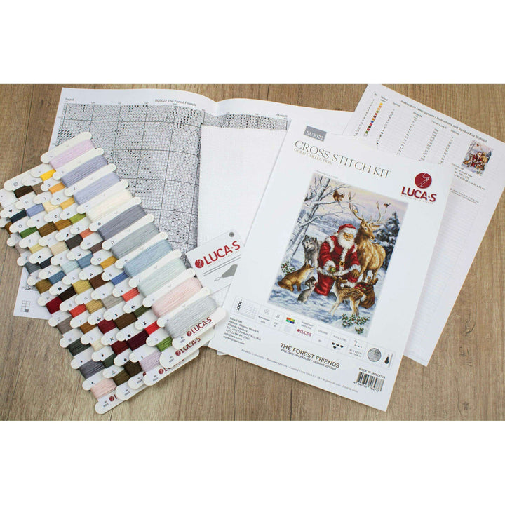 The Forest Friends BU5022L Counted Cross-Stitch Kit