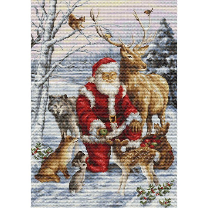 The Forest Friends BU5022L Counted Cross-Stitch Kit