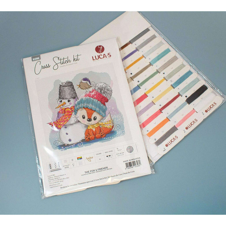 The fox & Friends B1200l Counted Cross-Stitch Kit