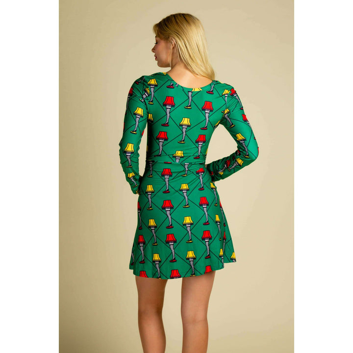 The Fragile | Leg Lamp Christmas Skater Dress