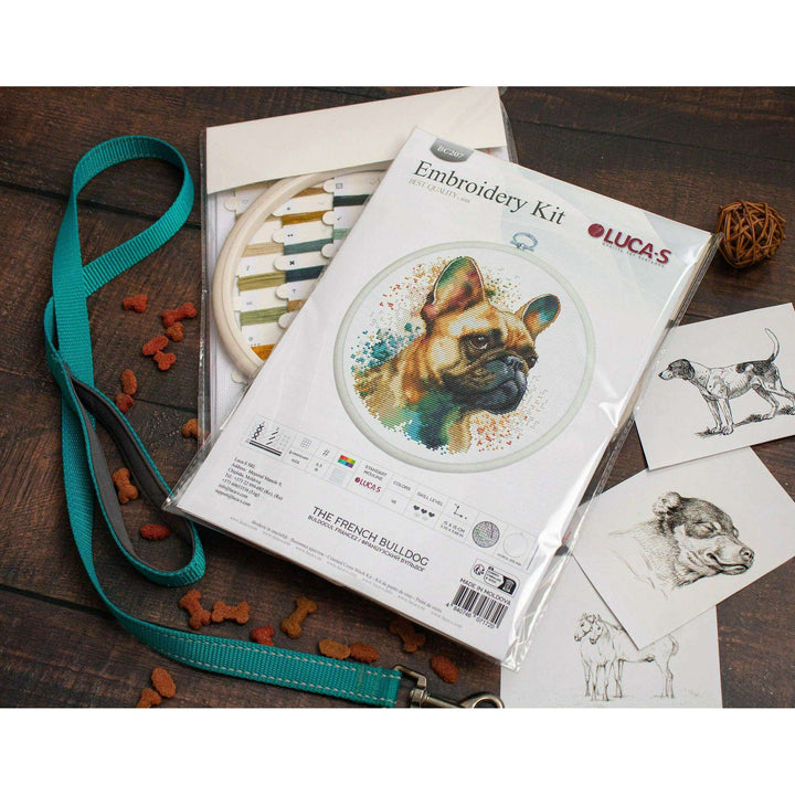 The French Bulldog BC207l Counted Cross-Stitch Kit