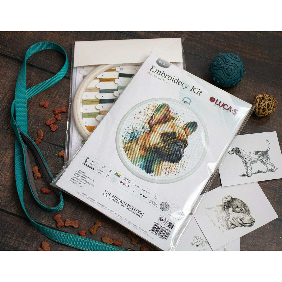 The French Bulldog BC207l Counted Cross-Stitch Kit