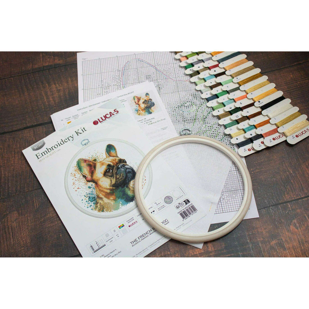 The French Bulldog BC207l Counted Cross-Stitch Kit