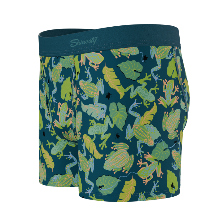 The Frog House | Tropical Frogs Boy's Boxer Briefs