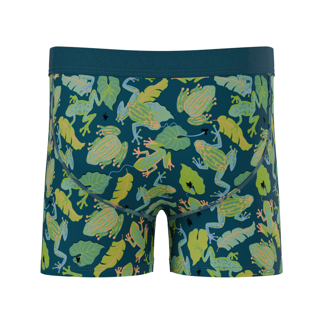 The Frog House | Tropical Frogs Boy's Boxer Briefs