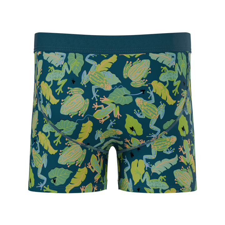 The Frog House | Tropical Frogs Boy's Boxer Briefs