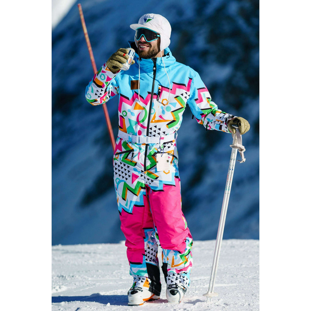 The Geodisiac | Mens Retro Neon Ski Suit