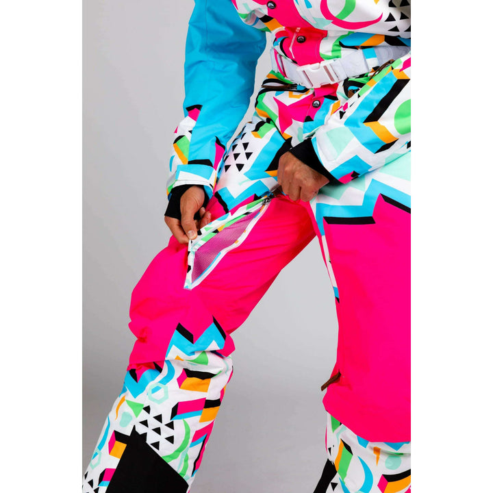 The Geodisiac | Mens Retro Neon Ski Suit