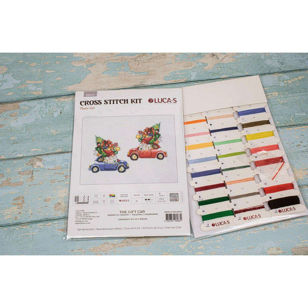 The Gift Car JK035L Counted Cross-Stitch Kit