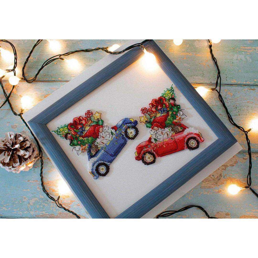 The Gift Car JK035L Counted Cross-Stitch Kit