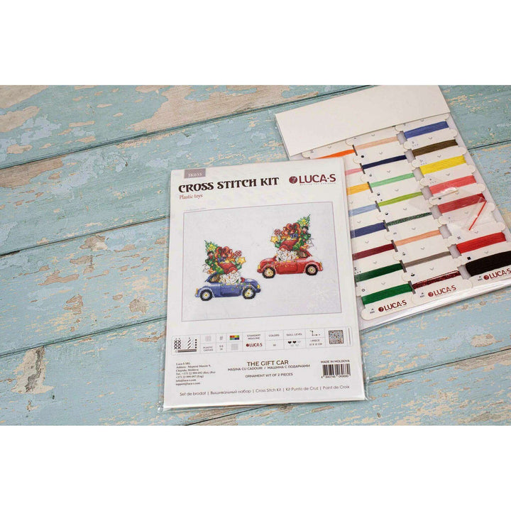 The Gift Car JK035L Counted Cross-Stitch Kit