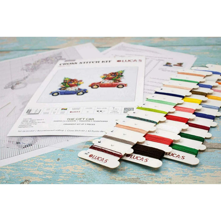 The Gift Car JK035L Counted Cross-Stitch Kit
