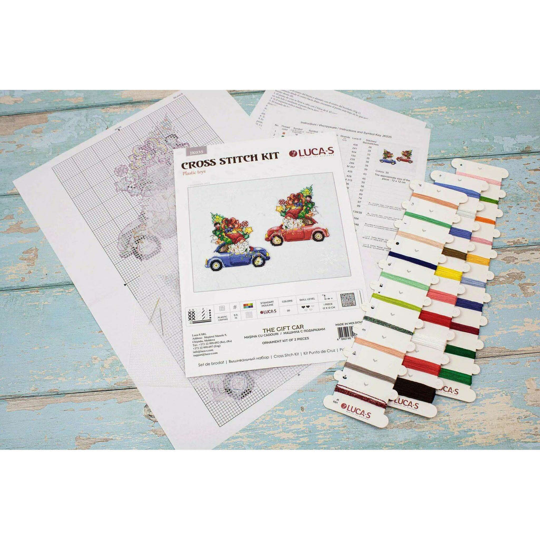 The Gift Car JK035L Counted Cross-Stitch Kit
