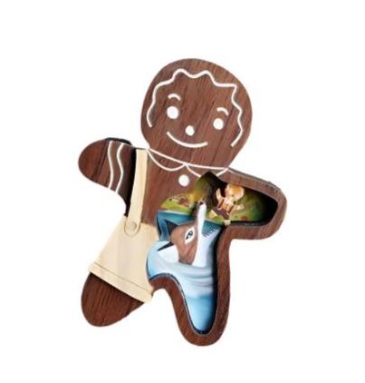 The Gingerbread Man Brooch by LaliBlue - Quirks!