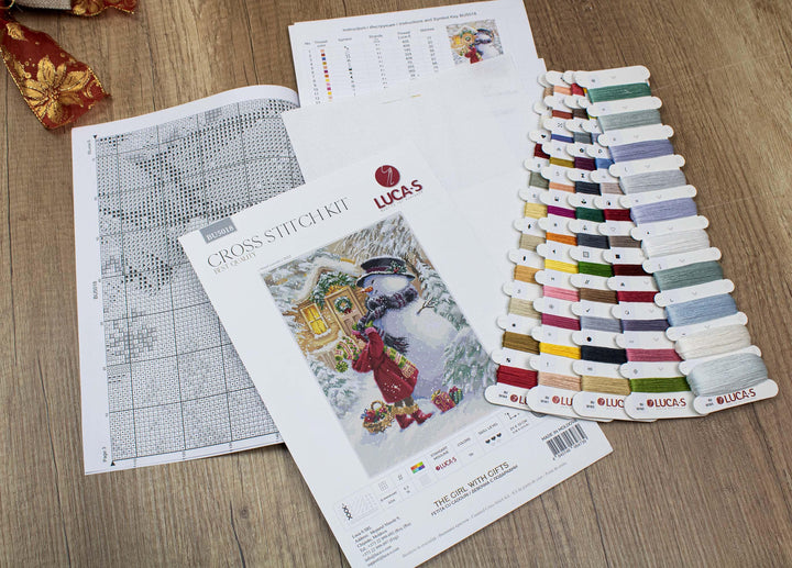 The Girl With G BU5018L Counted Cross-Stitch Kit