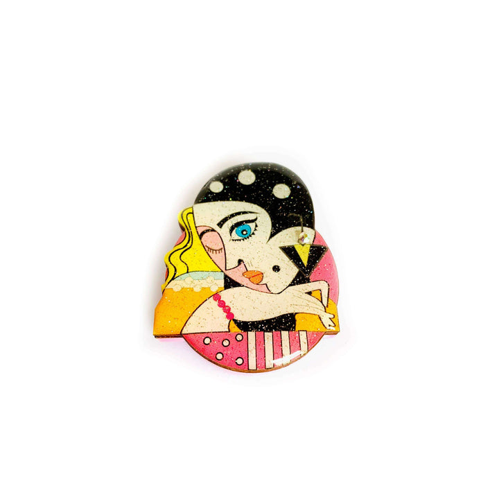 The Glamour Girl Brooch by Rosie Rose Parker