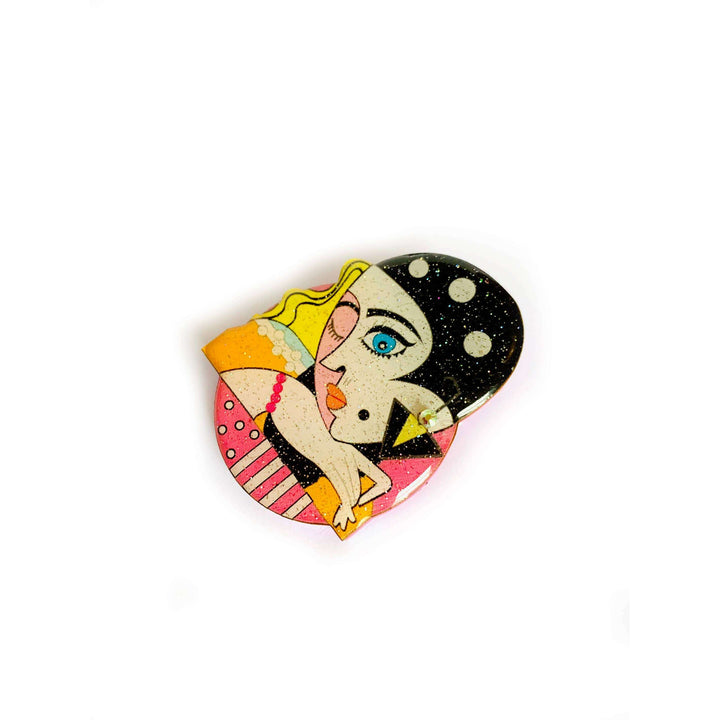 The Glamour Girl Brooch by Rosie Rose Parker