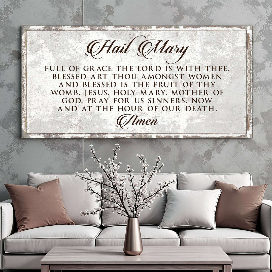 The Hail Mary Faith Sign II