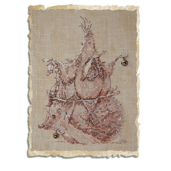 The Hedgehog 75-M014 K Counted Cross Stitch Kit