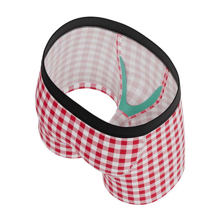The Hot Diggity | Red Gingham Boy's Boxer Briefs