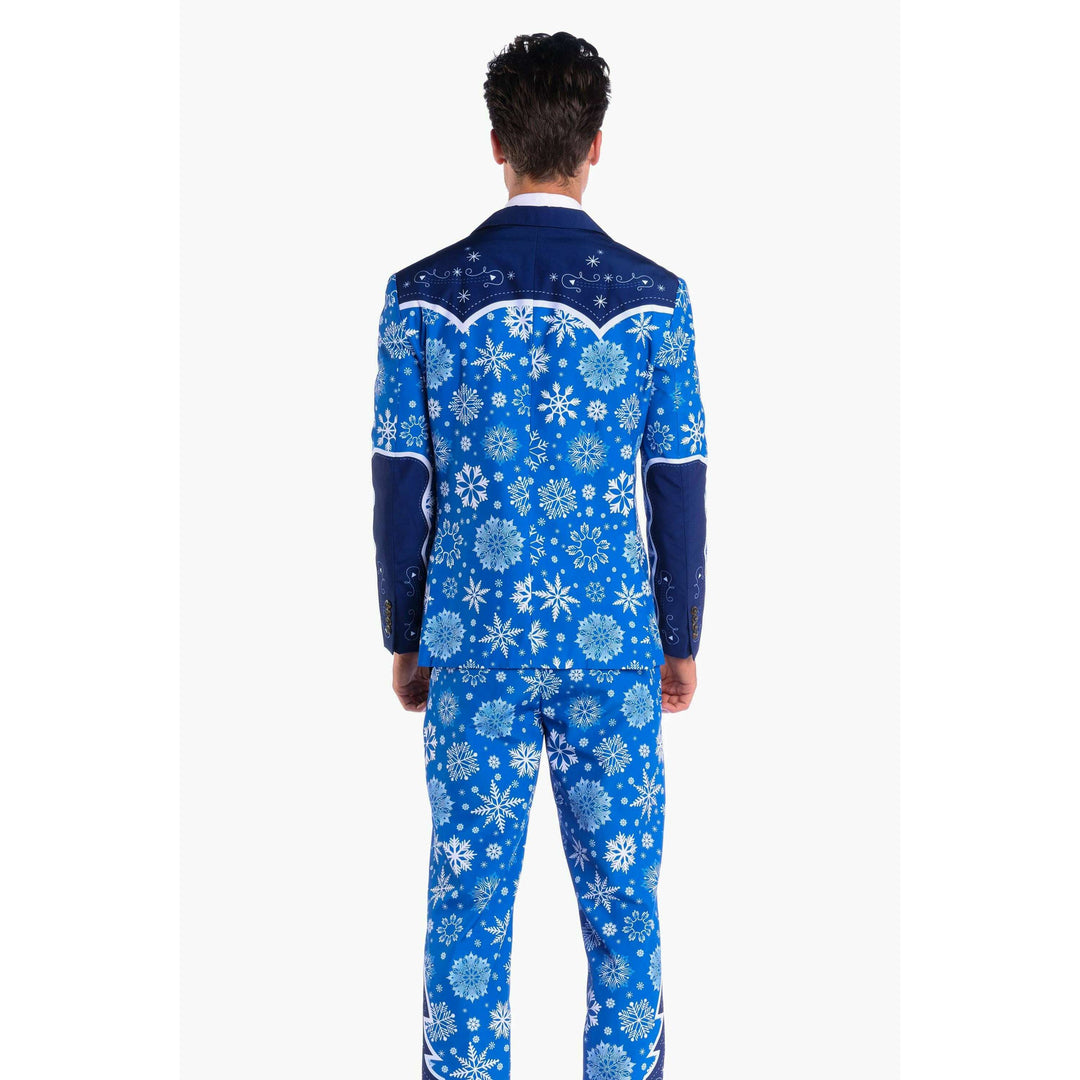 The Ice Never Melts | Blue Snowflake Christmas Suit