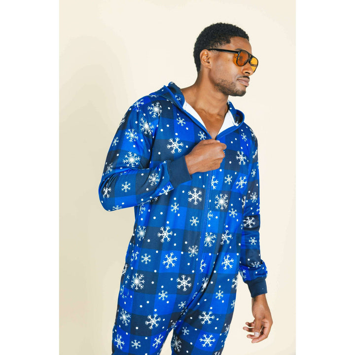 The In A Flurry | Snowflake Buffalo Check Onesie