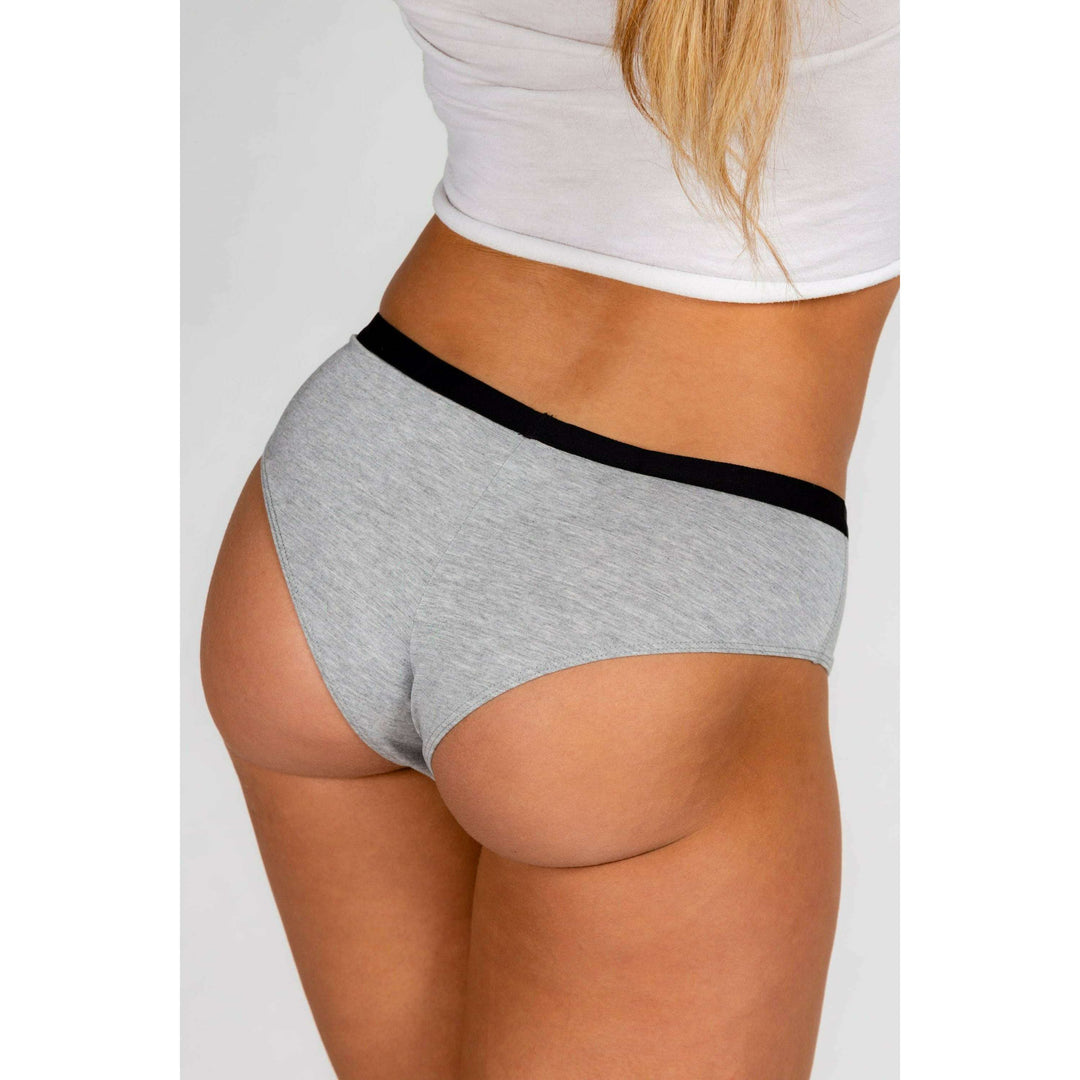 The Intramural Champ | Grey Modal Cheeky Underwear
