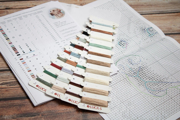 The Labrador BC211l Counted Cross-Stitch Kit