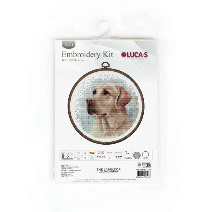 The Labrador BC211l Counted Cross-Stitch Kit