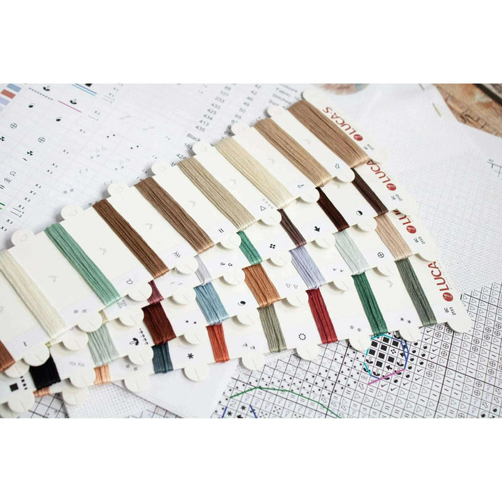 The Labrador BC211l Counted Cross-Stitch Kit