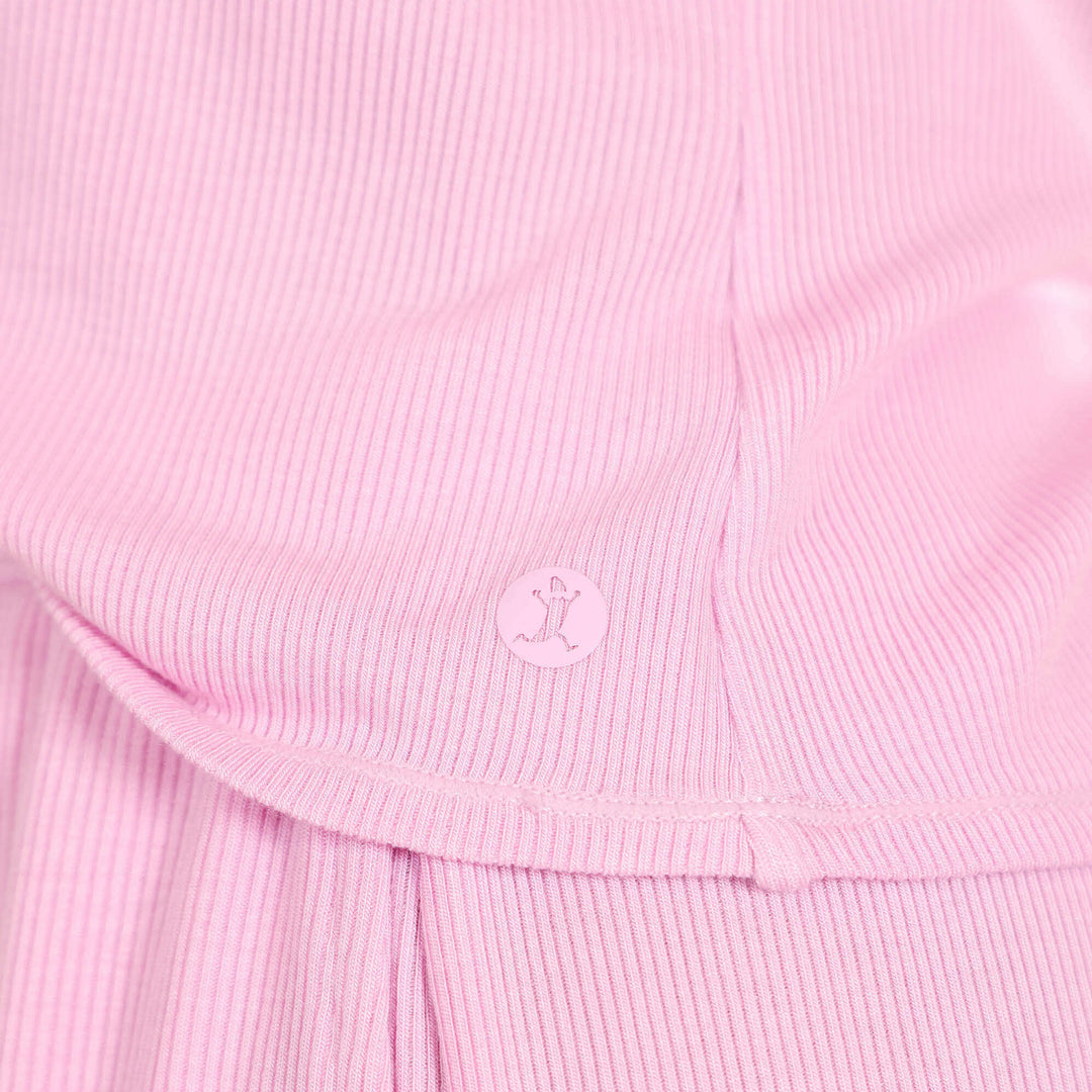 The Laid-Back | Lilac Ribbed Pajama Short Set