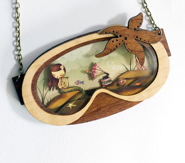 The Little Mermaid Necklace by Laliblue - Quirks!