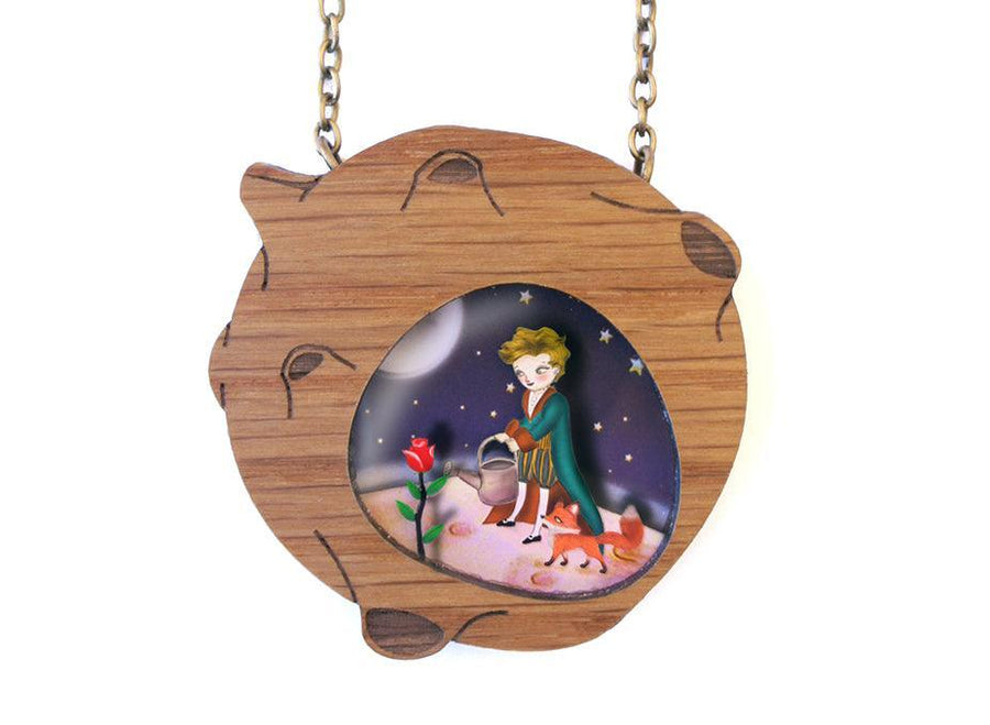 The Little Prince and His World Necklace by Laliblue - Quirks!