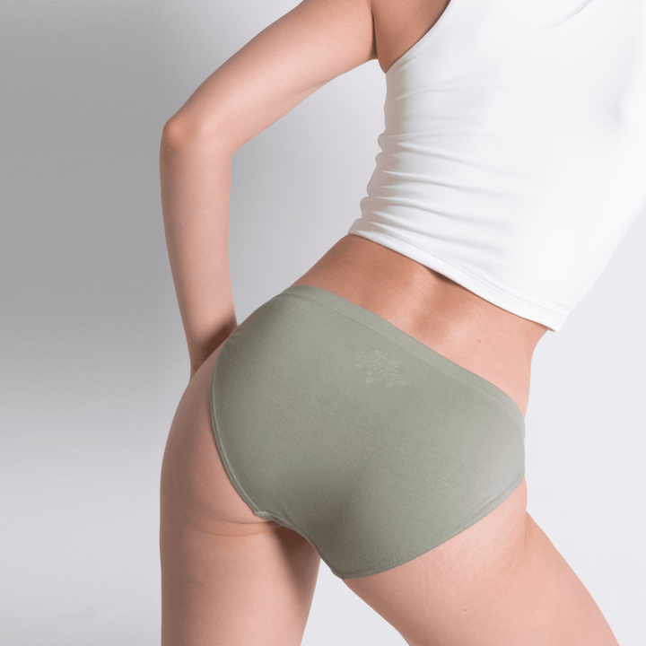 The Manzanilla | Olive Green Modal Bikini Underwear