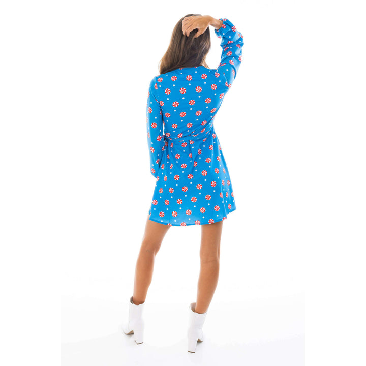 The Mint Condition | Holiday Peppermint Wrap Dress