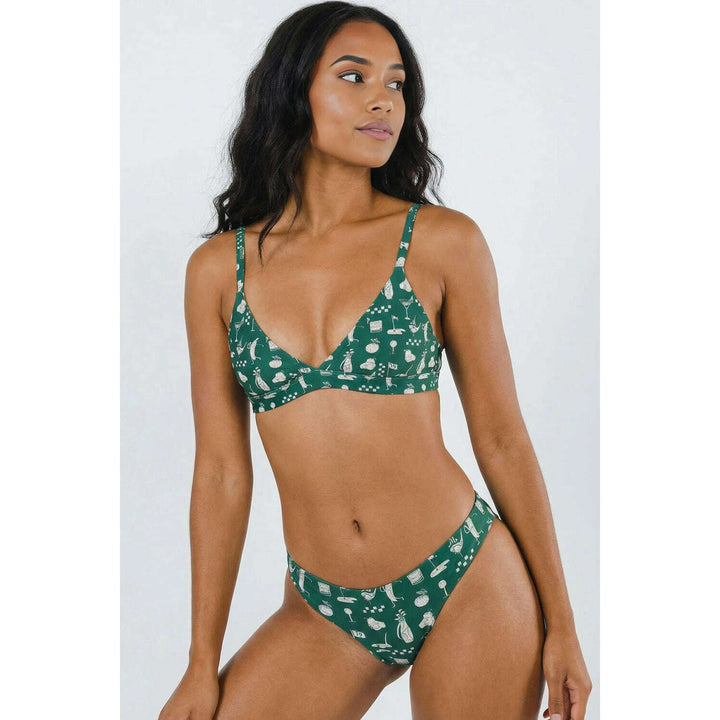The Mulligan | Green Golf Seamless Thong