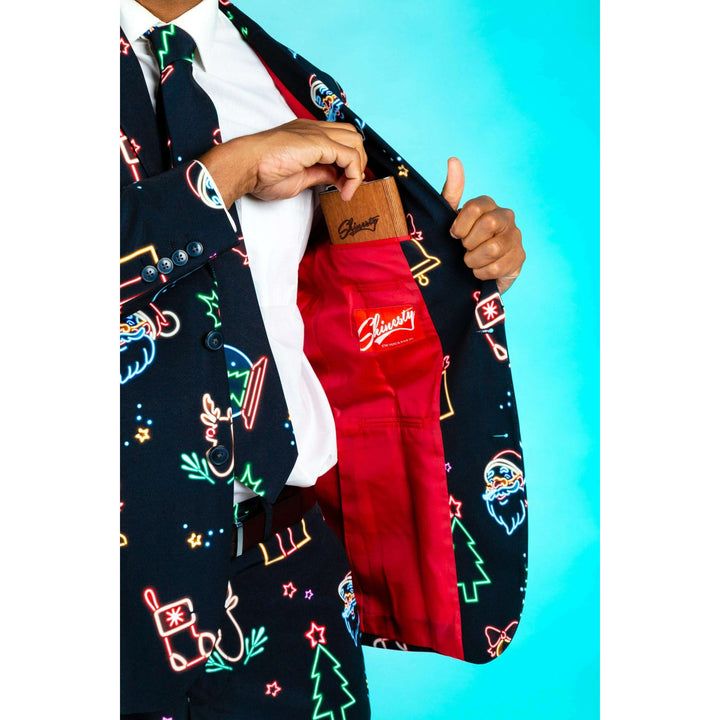 The Naughty Neon Noel | Neon Lights Christmas Suit
