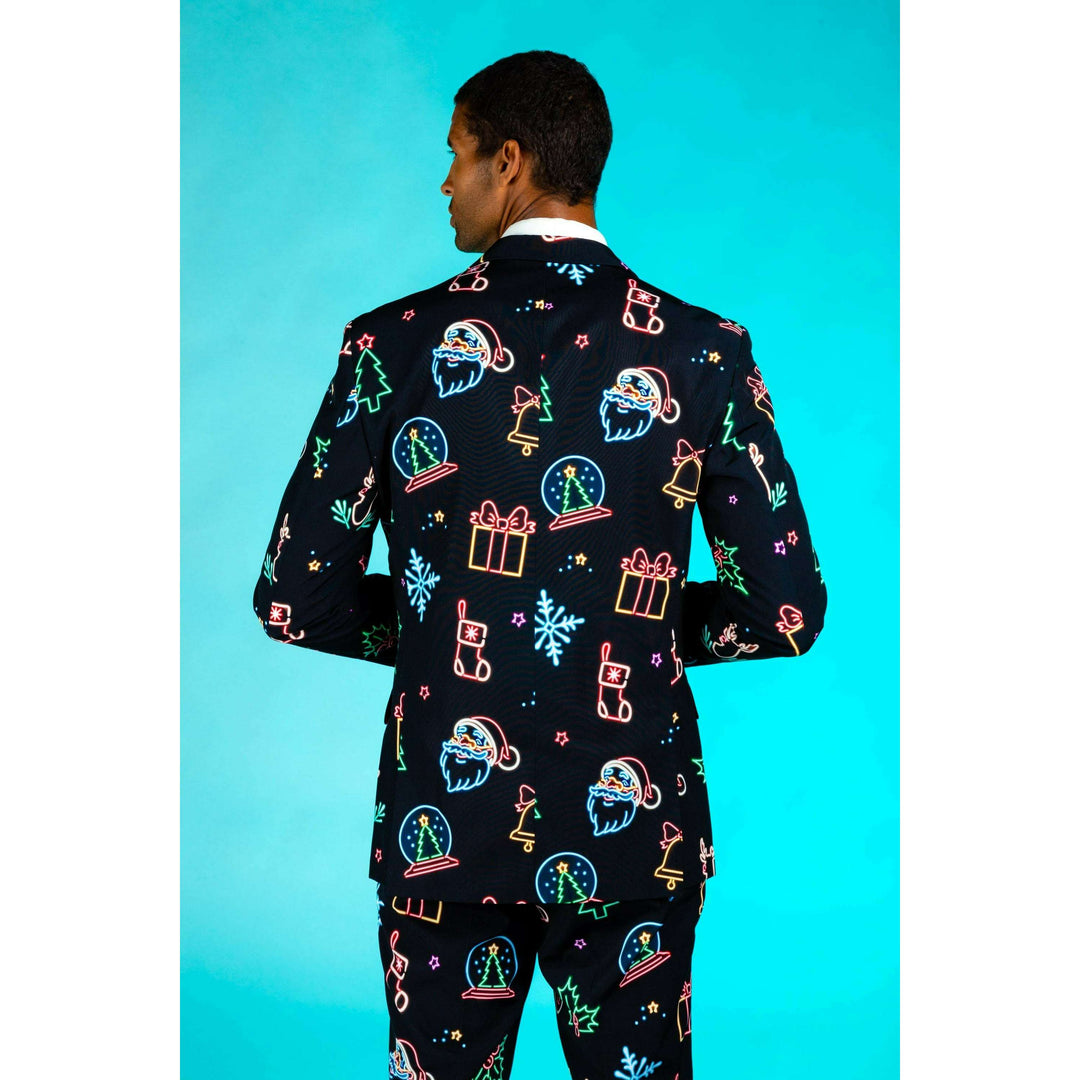 The Naughty Neon Noel | Neon Lights Christmas Suit