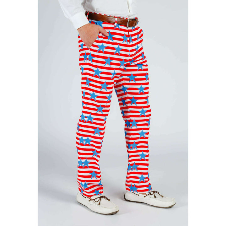 The Nautical Lad | USA Big Knit Printed Party Blazer