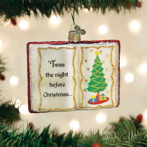 Old World Christmas The Night Before Christmas Blown Glass Ornament