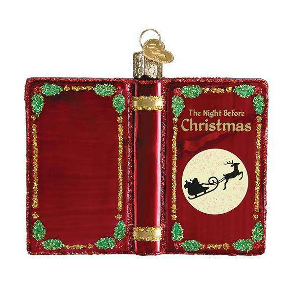 Old World Christmas The Night Before Christmas Blown Glass Ornament