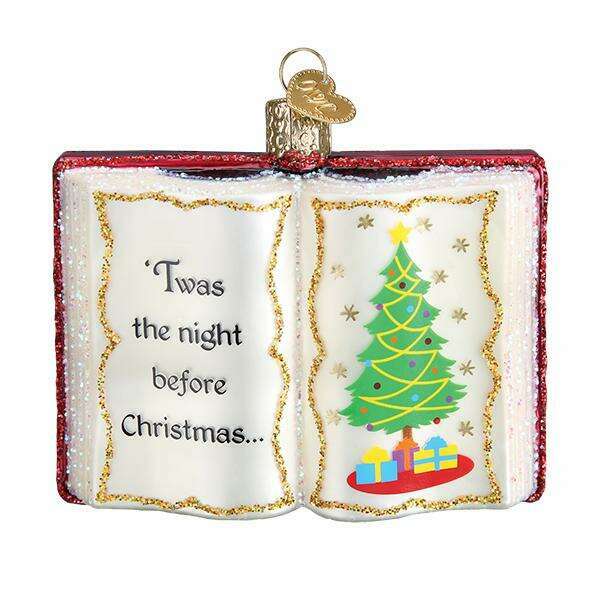 Old World Christmas The Night Before Christmas Blown Glass Ornament