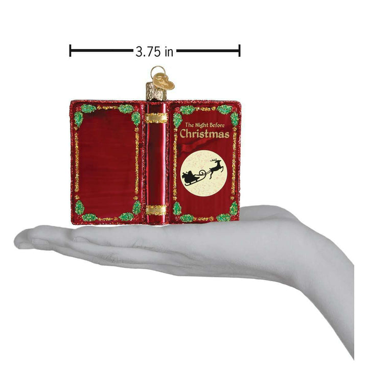 Old World Christmas The Night Before Christmas Blown Glass Ornament