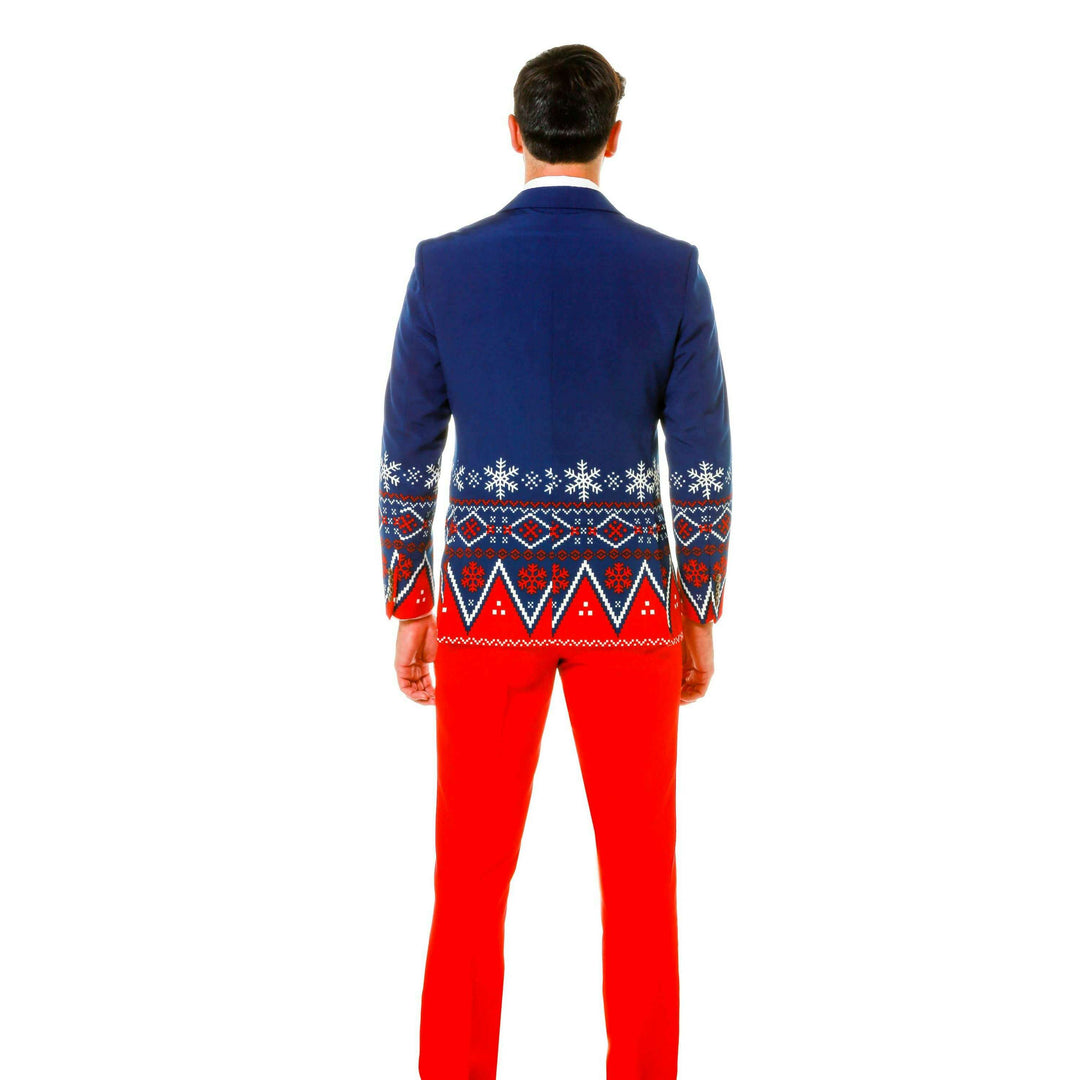 The Nordic Gentleman | Navy Fair Isle Ugly Christmas Suit