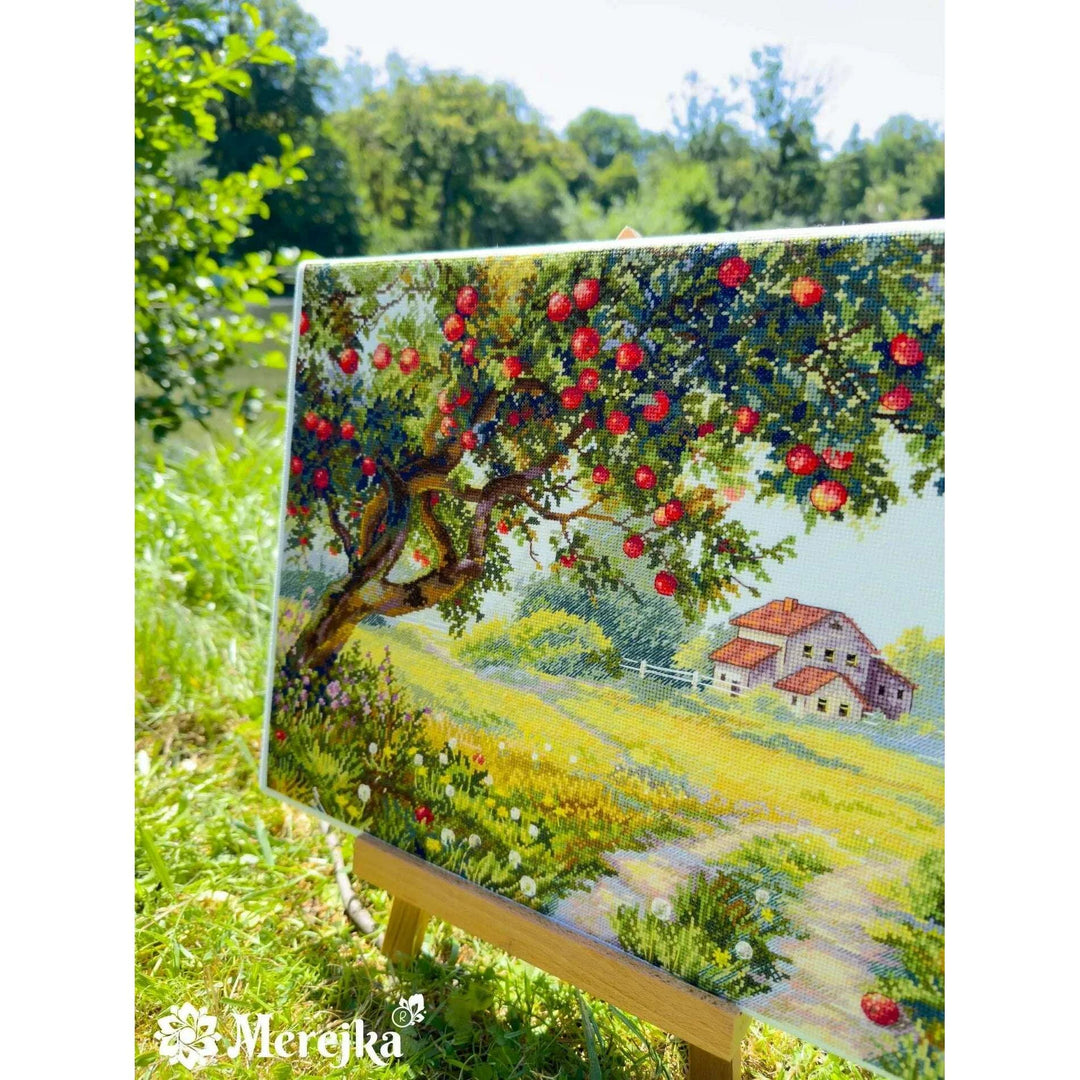 The Old Apple Tree K-255 Counted Cross-Stitch Kit
