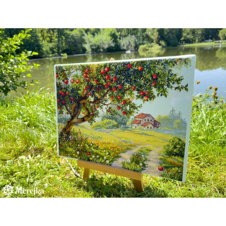 The Old Apple Tree K-255 Counted Cross-Stitch Kit