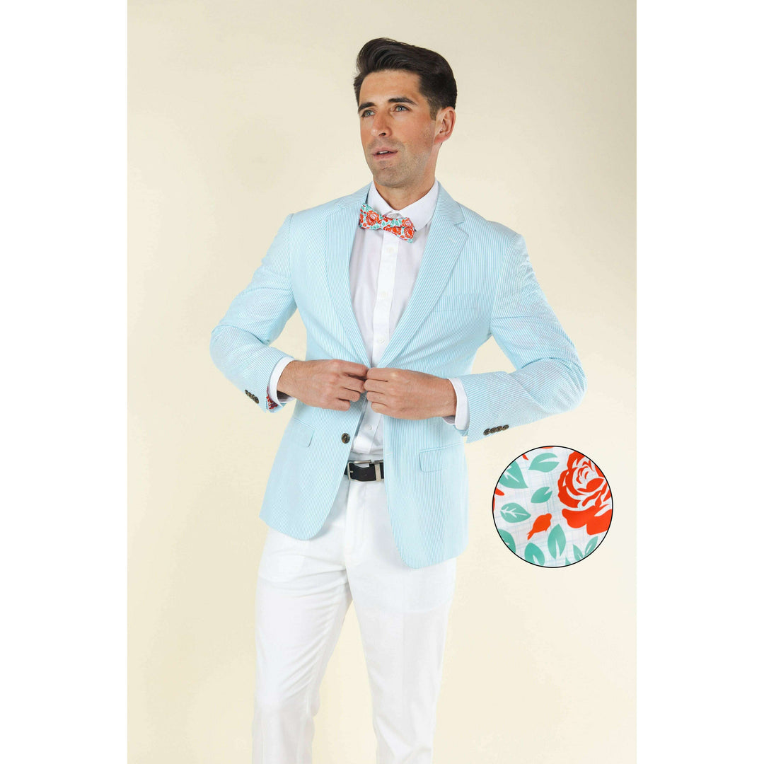 The Party Paddock | Derby Roses Seersucker Suit