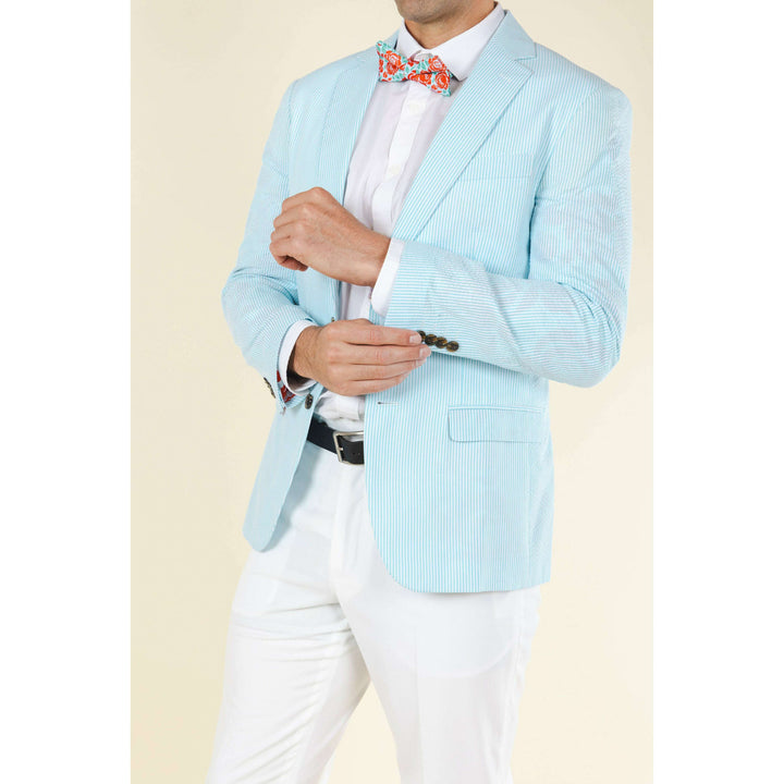The Party Paddock | Derby Roses Seersucker Suit